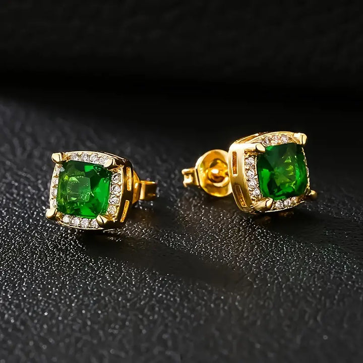 Aretes Calista Verdoux Rose & Oliver en oro, diseño elegante con detalles refinados para ocasiones especiales.