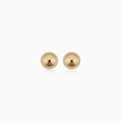 Aretes de oro Ball™ de Rose & Oliver con acabado de pequeñas bolitas, estilo delicado y elegante para orejas.