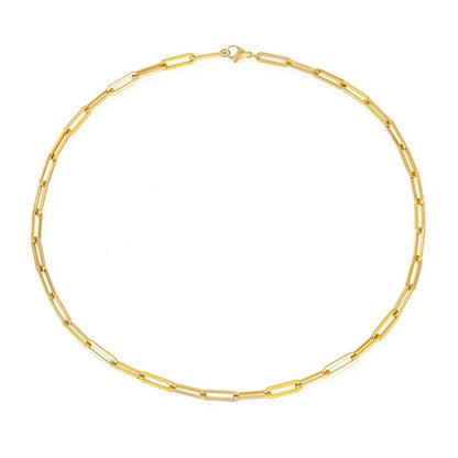 Elegante goldene Halskette Archen™, 42cm lang, von Rose & Oliver gefertigt, mit feiner Kette und raffiniertem Design.