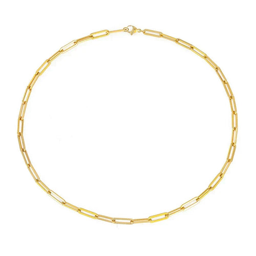 Elegante goldene Halskette Archen™, 42cm lang, von Rose & Oliver gefertigt, mit feiner Kette und raffiniertem Design.